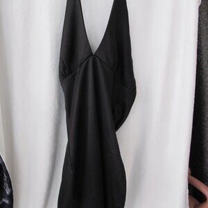 NWT - H&M Divided Black Twist Halter Neck Bodycon Mini Dress